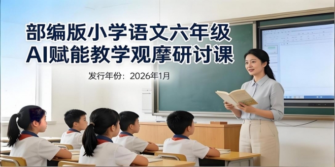 部编版六下语文2025年AI赋能教学观摩研讨课视频优质课视频
